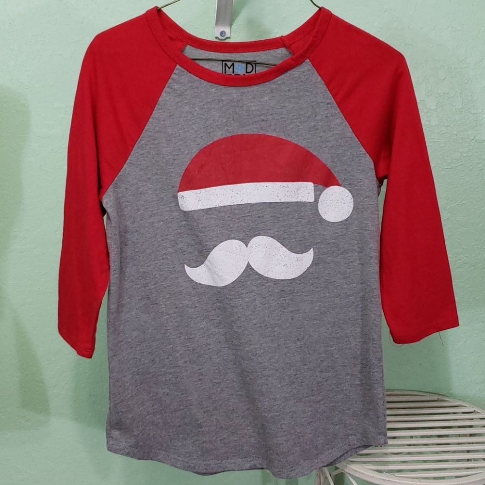 MODERN LUX Christmas Santa t shirt